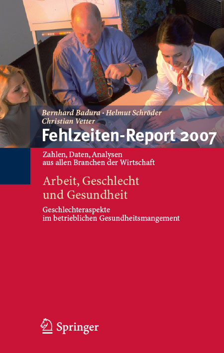 Cover der WIdO-Publikation Fehlzeiten-Report 2007